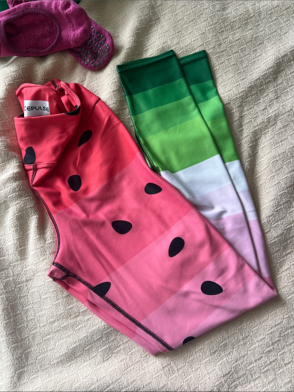 FiercePulse Women's Leggings Fierce Pulse Watermelon